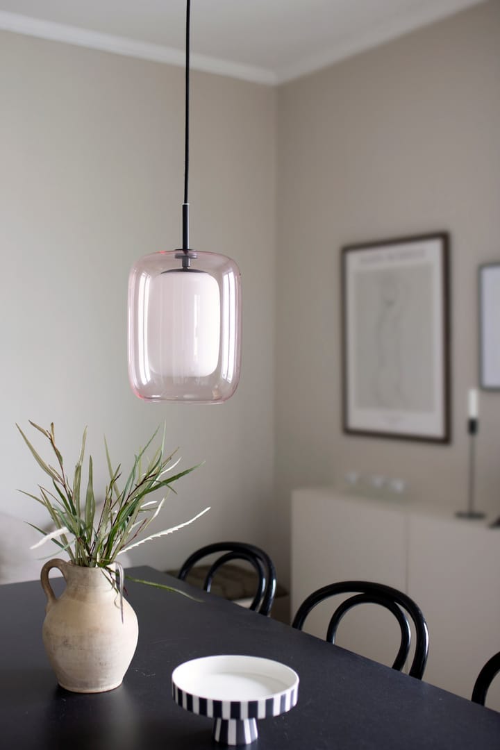 Cuboza pendant lamp Ø20 cm, Peach-white Globen Lighting