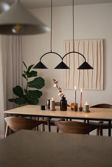 Curve pendant lamp 3 - Black - Globen Lighting