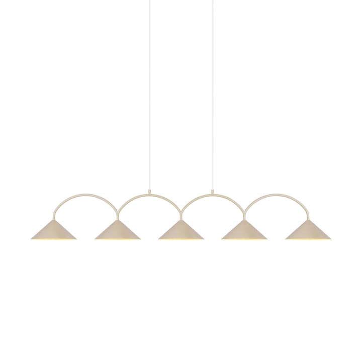 Curve pendant lamp 5 - Beige - Globen Lighting