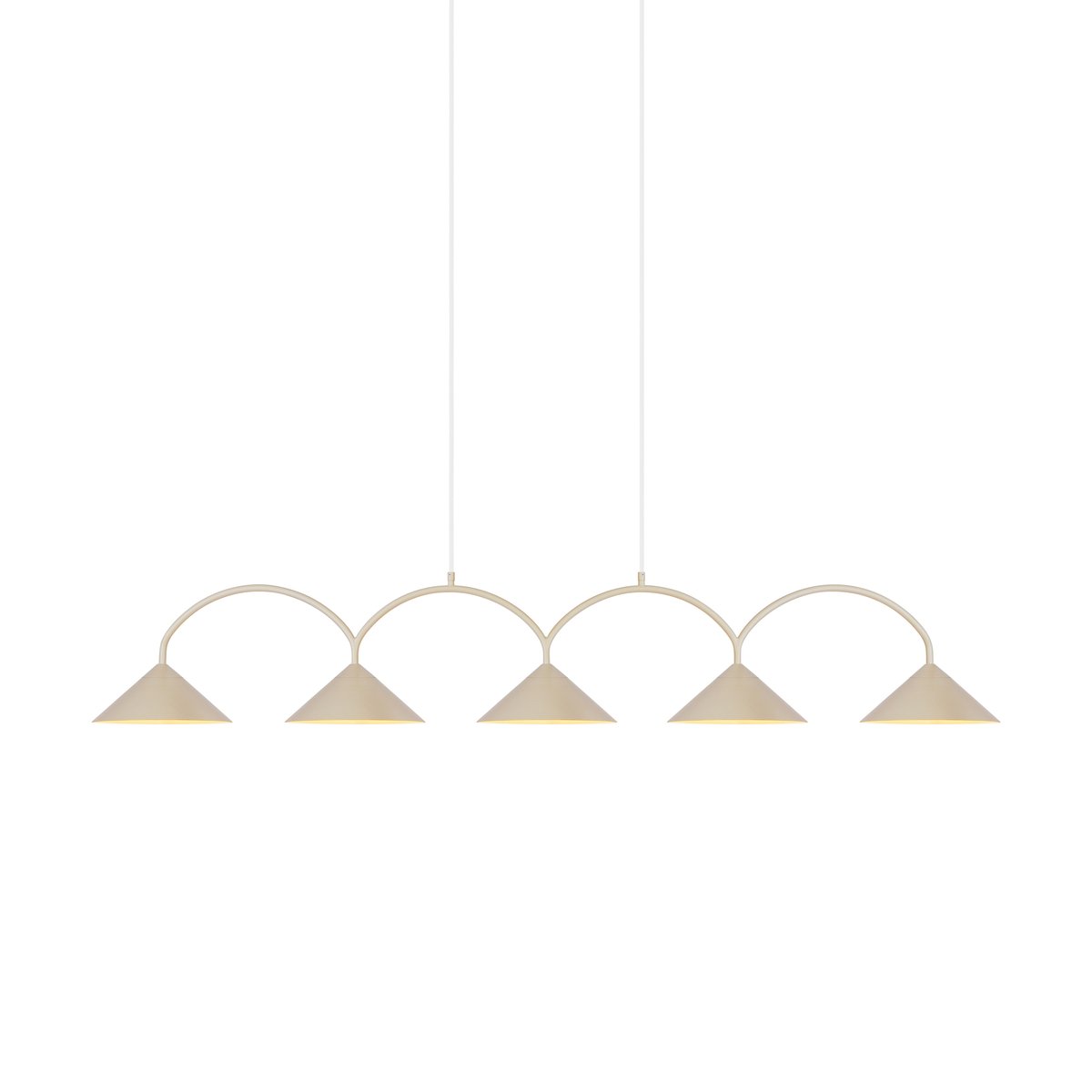 Globen Lighting Curve pendant lamp 5 Beige