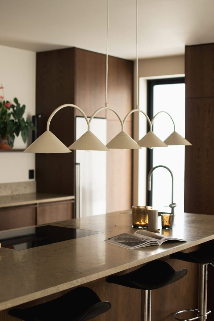 Curve pendant lamp 5, Beige Globen Lighting