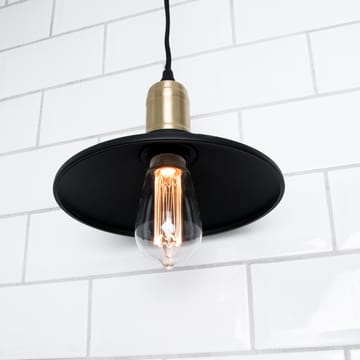 Disc pendant lamp mini - Matte black-brushed brass - Globen Lighting