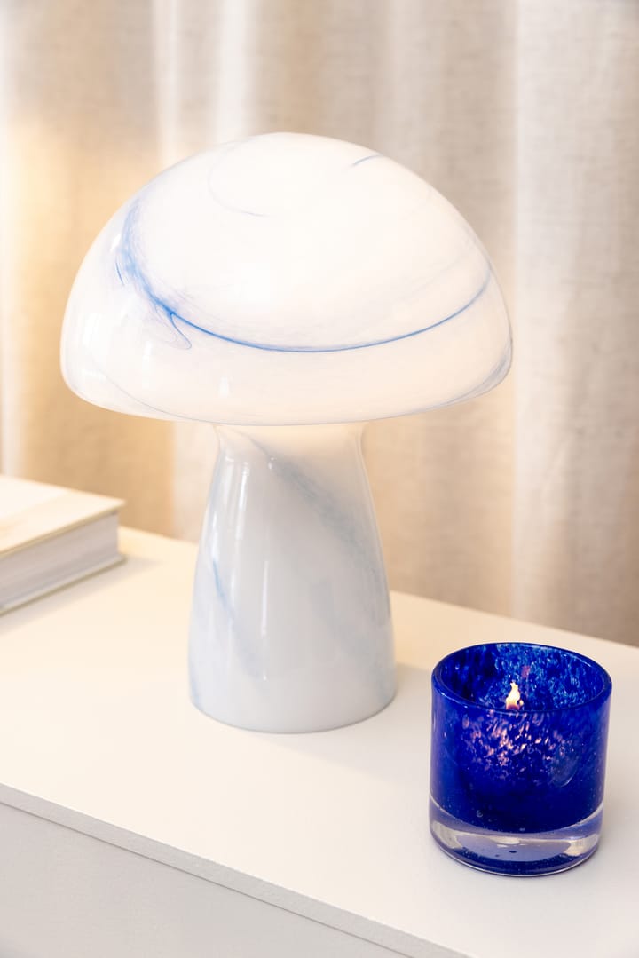 Fungo Swirl 22 table lamp, Blue Globen Lighting