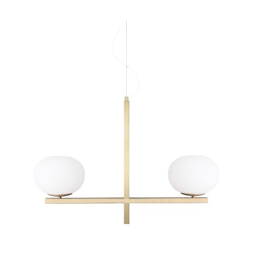 Gemini pendant 87 cm - Brass - Globen Lighting