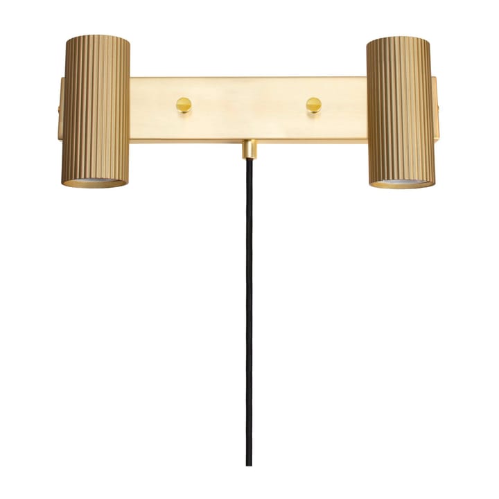 Hubble 2 wall lamp, Brushed brass Globen Lighting