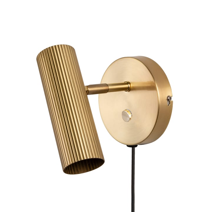 Hubble wall lamp, brushed brass Globen Lighting