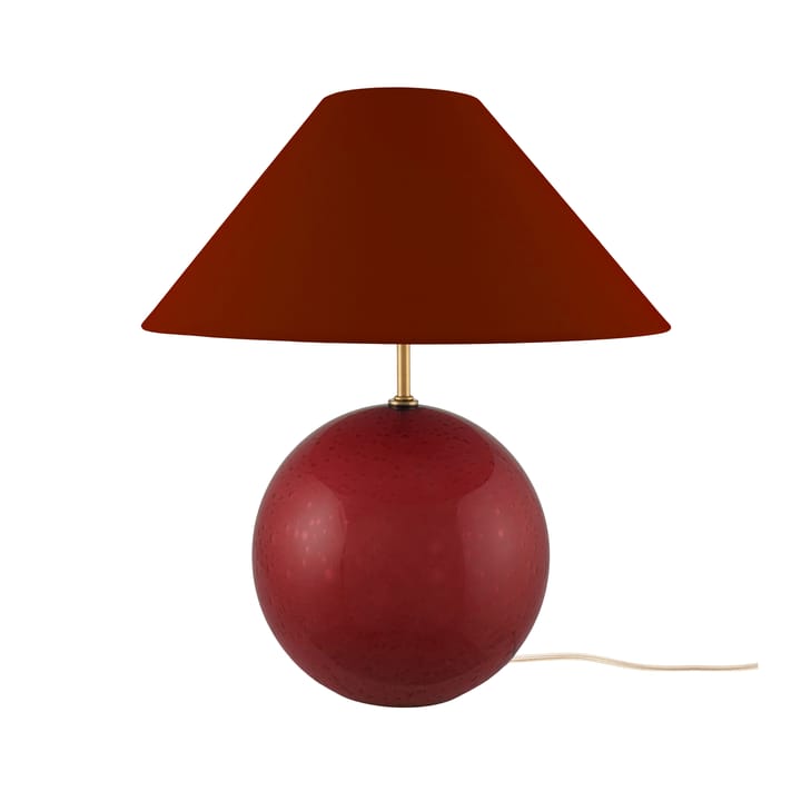 Iris 35 table lamp 39 cm - Burgundy - Globen Lighting