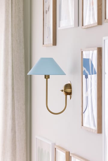 Iris wall lamp - Dove blue - Globen Lighting