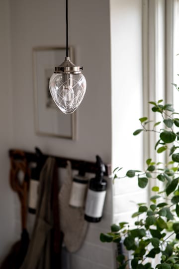 Juni pendant lamp - Antique steel-clear, 11 - Globen Lighting