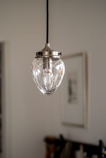 Juni pendant lamp - Antique steel-clear, 11 - Globen Lighting