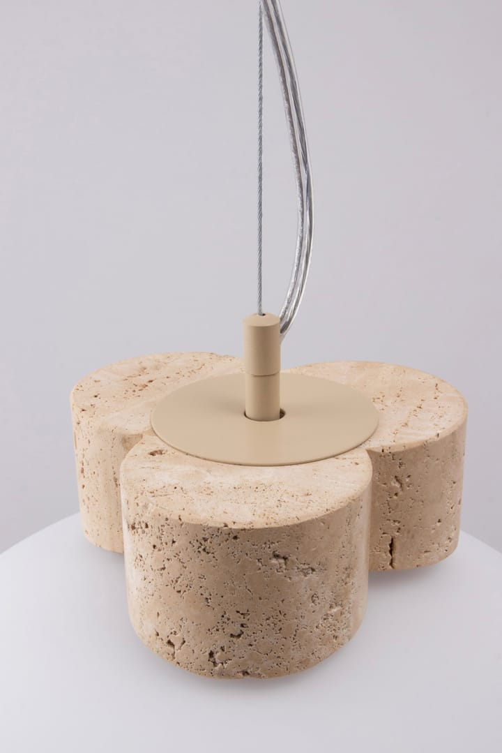 Mammut pendant lamp Ø30 cm, Travertine Globen Lighting