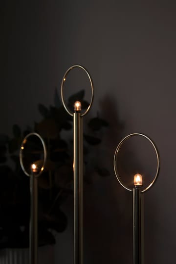 Natale 3 Advent candle holder - Brass - Globen Lighting