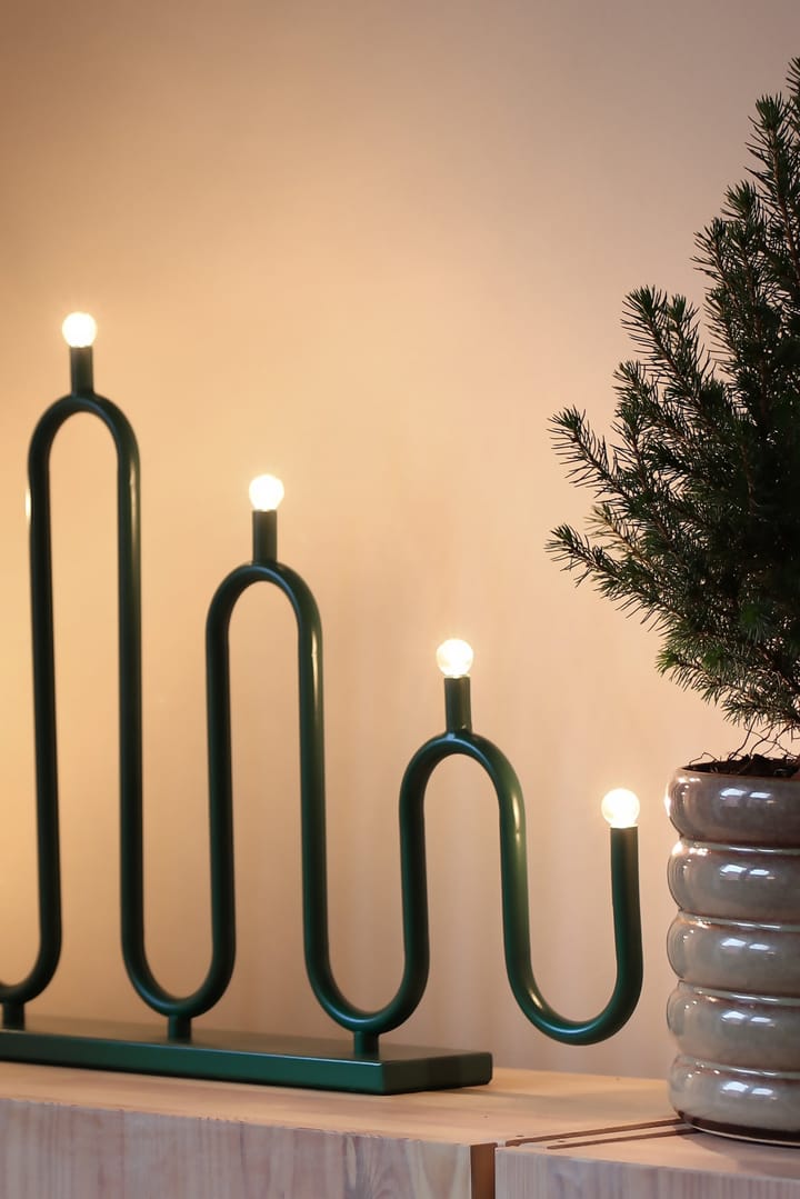 Noel 7 advent candle, Green Globen Lighting