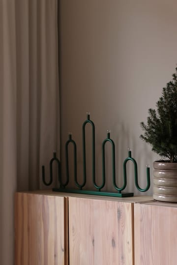 Noel 7 advent candle - Green - Globen Lighting