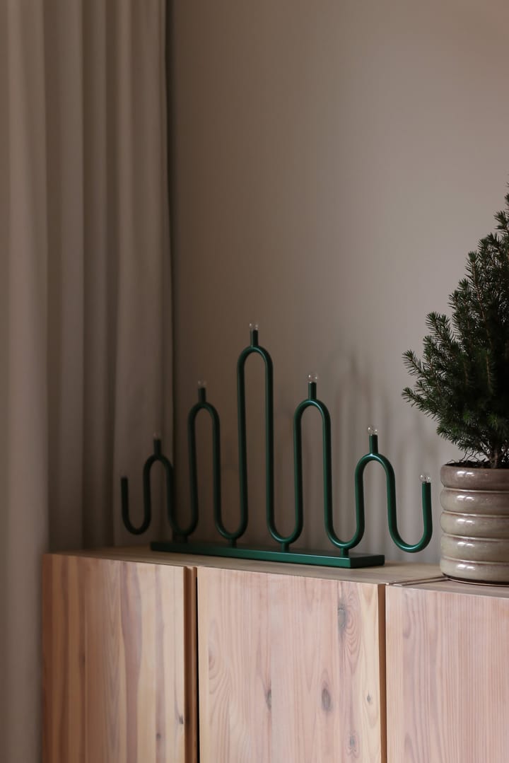 Noel 7 advent candle, Green Globen Lighting