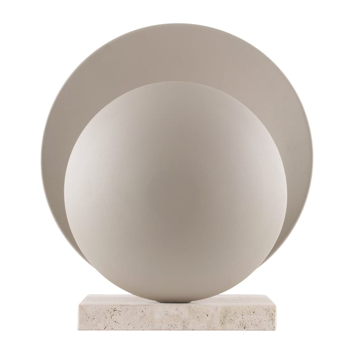 Orbit bordslampa, Beige-travertin Globen Lighting