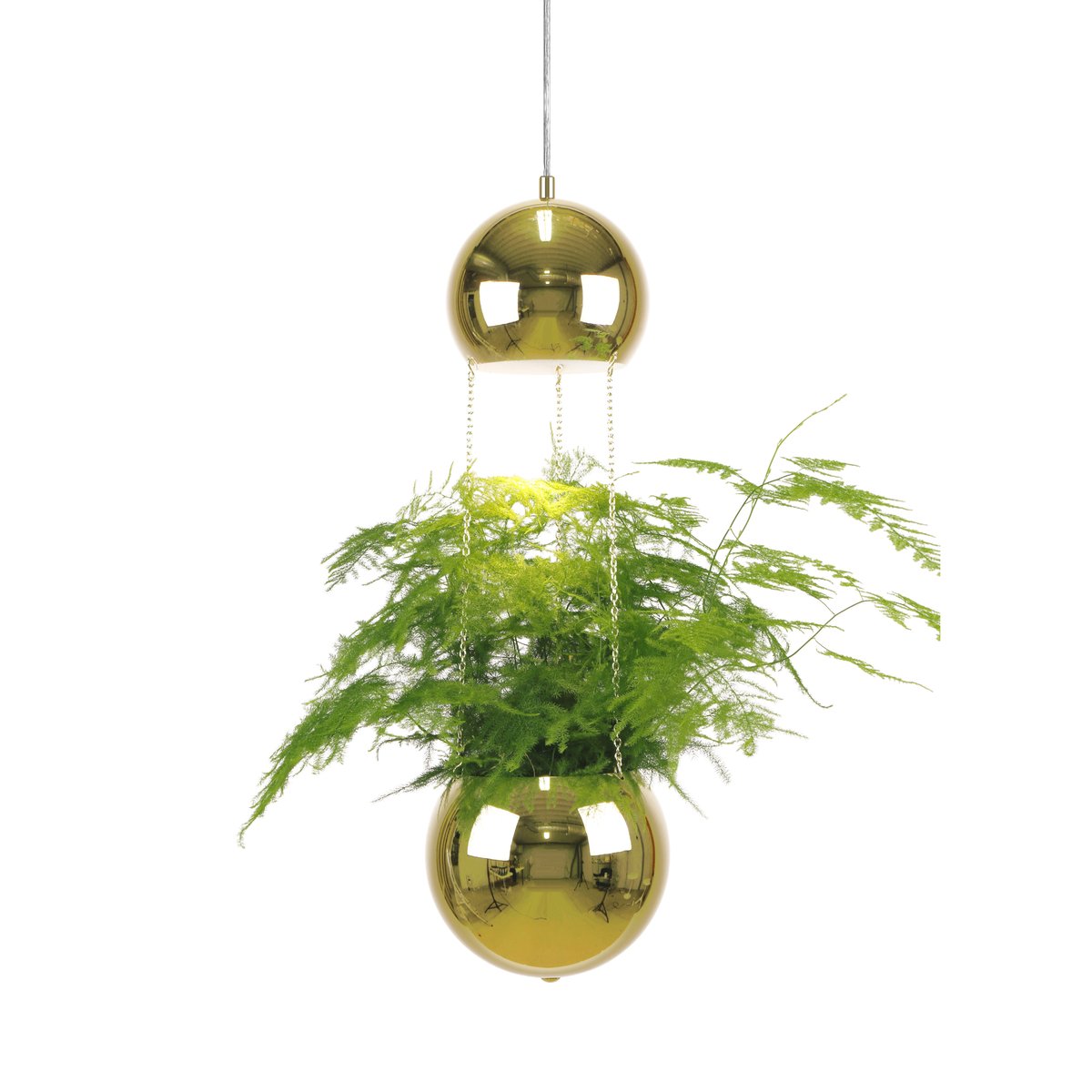 Globen Lighting Planter Pendelleuchte Messing