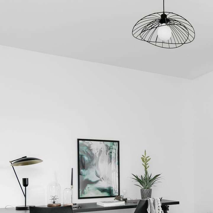 Ray ceiling lamp Ø 45 cm, matte black Globen Lighting