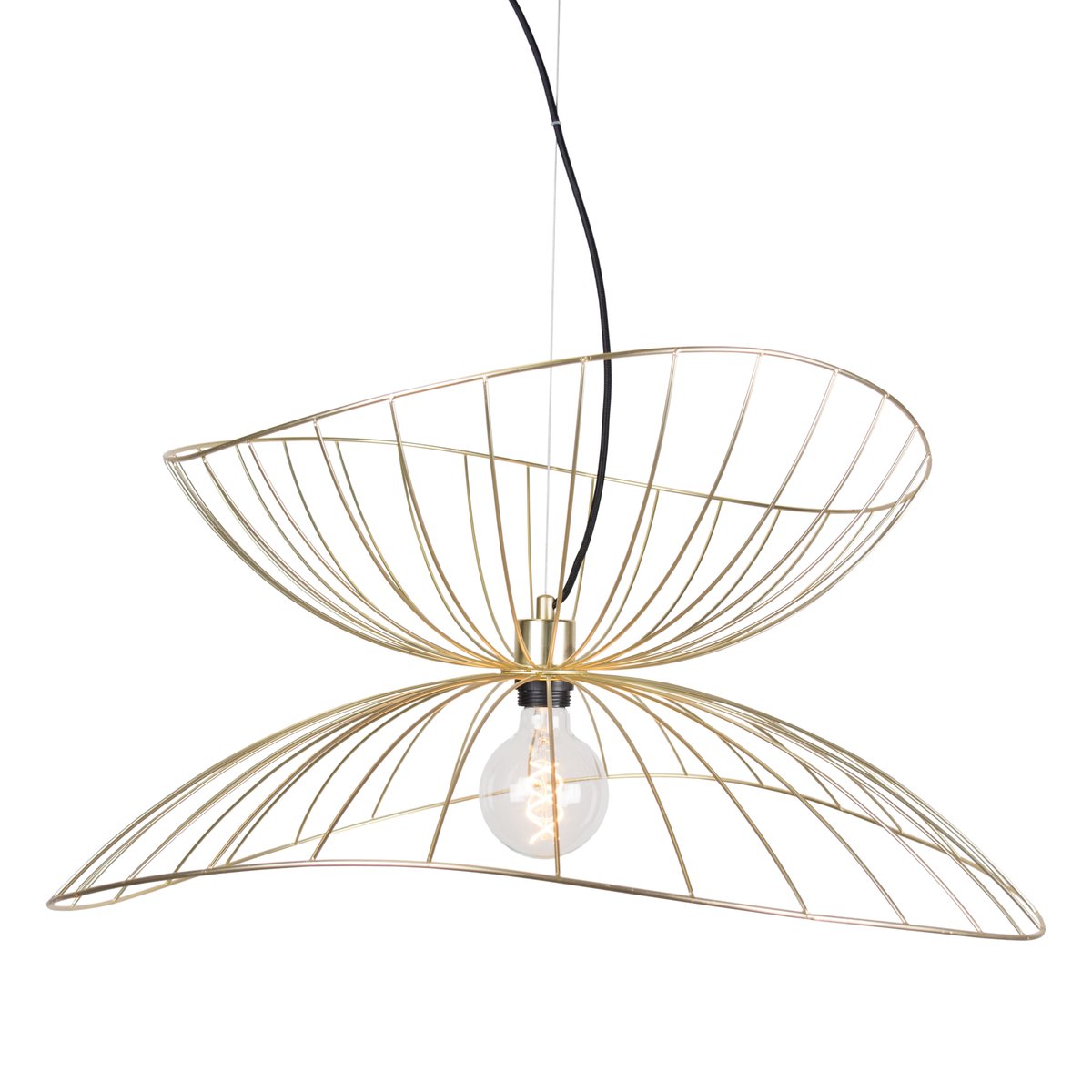 Globen Lighting Ray ceiling lamp Ø 70 cm brass