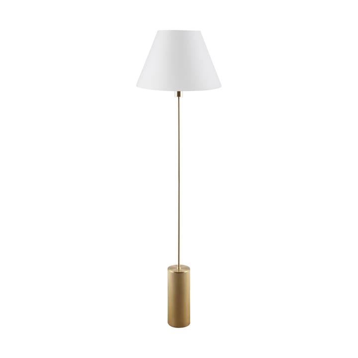 Rib floor lamp, Brushed brass Globen Lighting