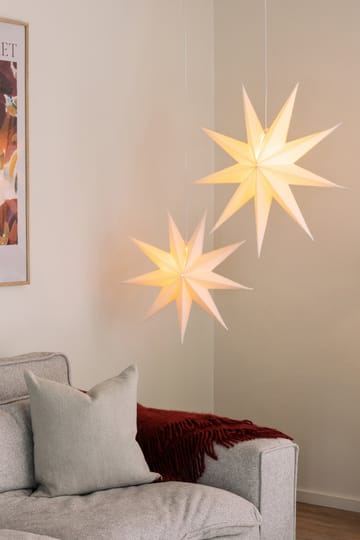 Stella Bouclé 75 Christmas star - White - Globen Lighting