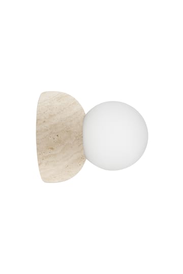 Torrano wall lamp/ceiling lamp 13 cm - Travertine - Globen Lighting