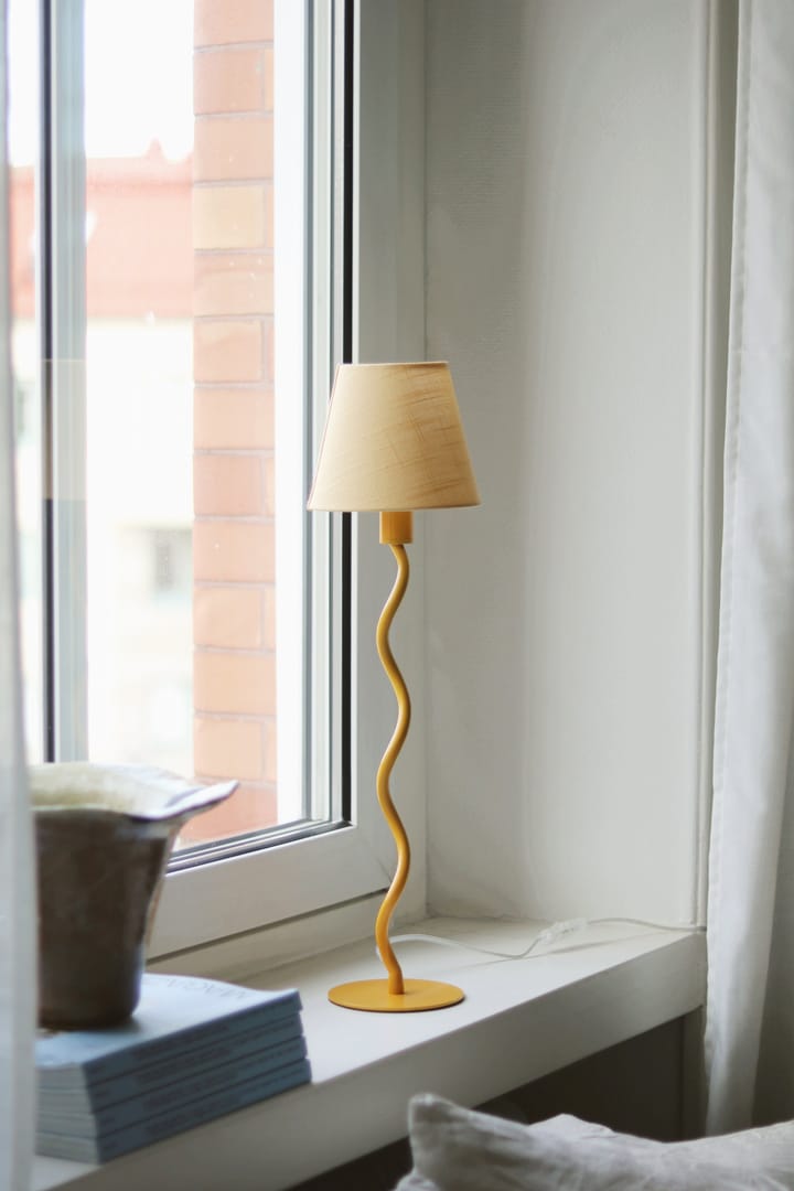 Twist 50 table lamp base, Yellow Globen Lighting