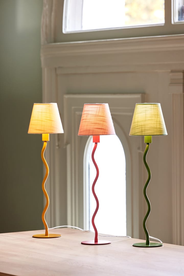 Twist 50 table lamp base, Yellow Globen Lighting