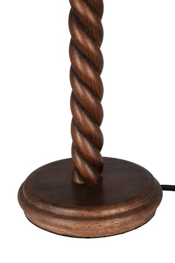 Willow lamp base 38 cm - Walnut - Globen Lighting