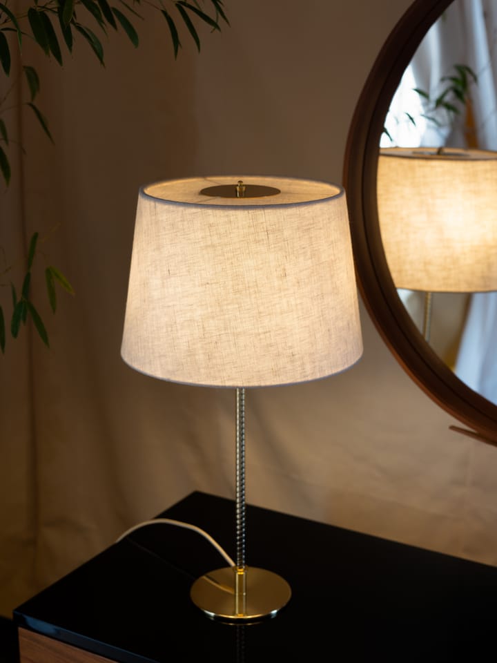 9205 bordslampa, Canvas-mässing GUBI