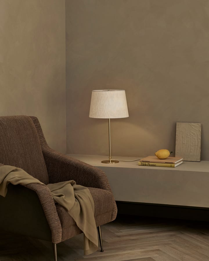 9205 table lamp, Canvas-brass GUBI