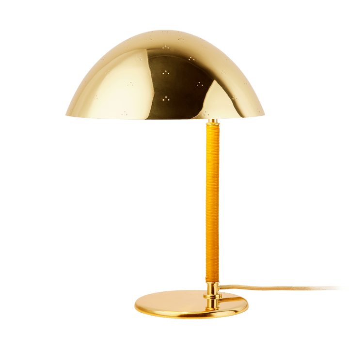 9209 table lamp - Brass-rattan - GUBI