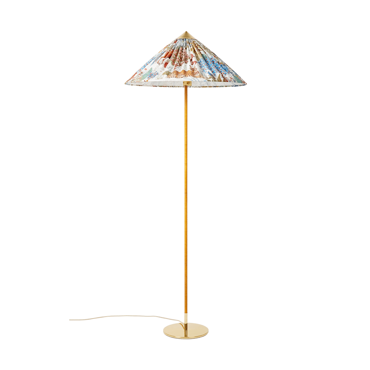 GUBI 9602 floor lamp Brass-pierre frey