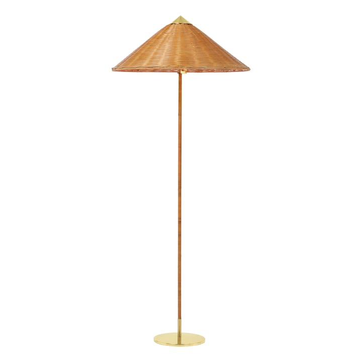 9602 floor lamp, Brass-wicker willow GUBI