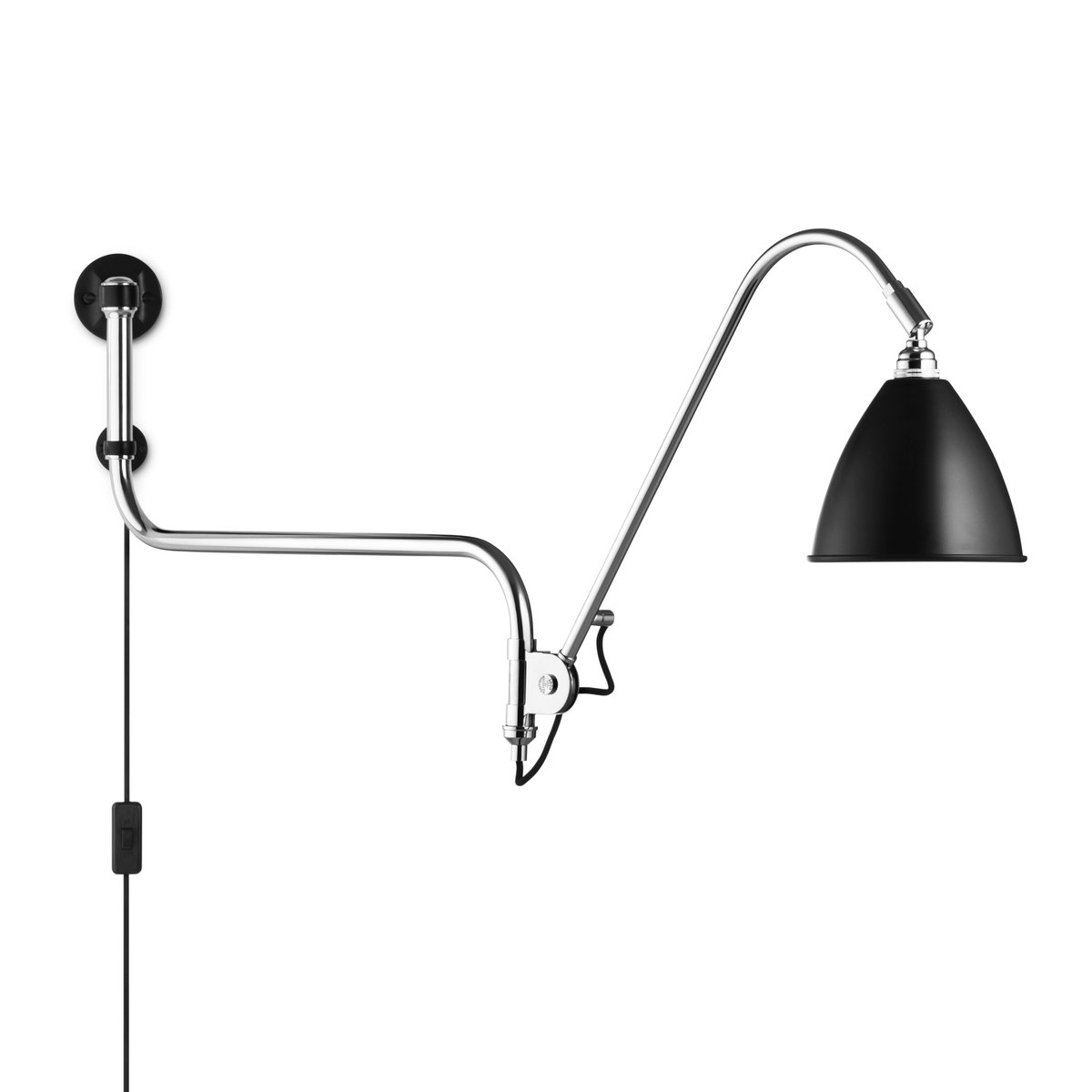 GUBI Bestlite BL10 wall lamp black-chrome