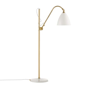 Bestlite BL3M floor lamp - matte white-brass - GUBI