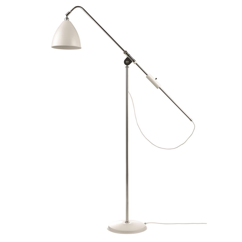 GUBI Bestlite BL4 floor lamp matte white-chrome