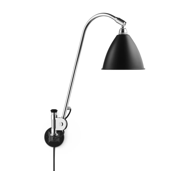 Bestlite BL6 vägglampa, svart-krom GUBI