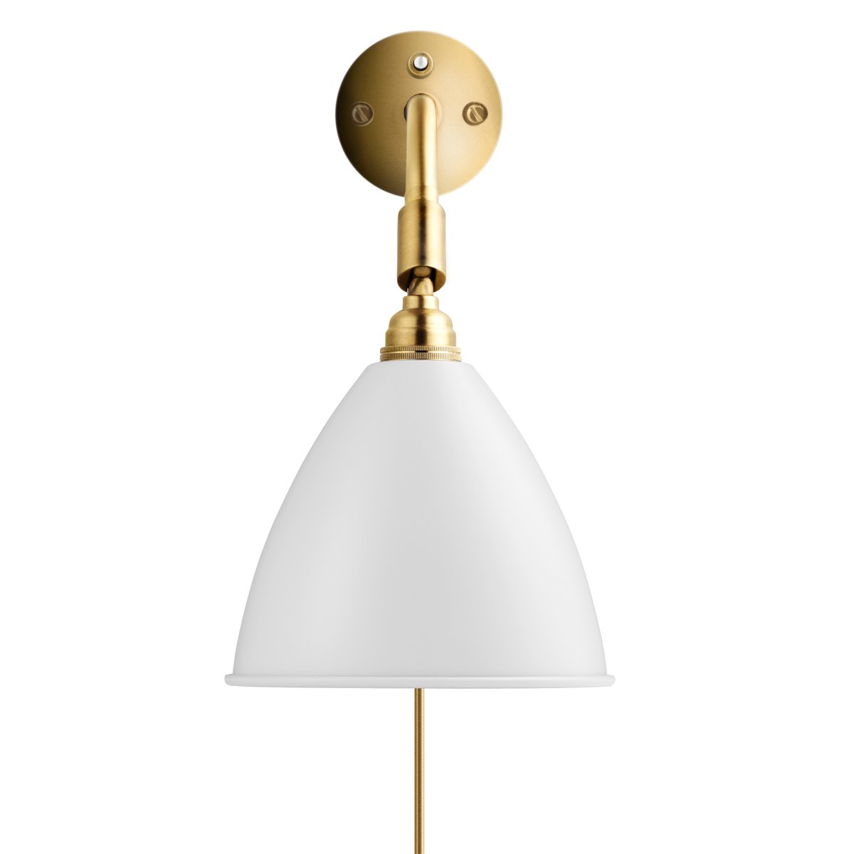 GUBI Bestlite BL7 wall lamp matte white-brass