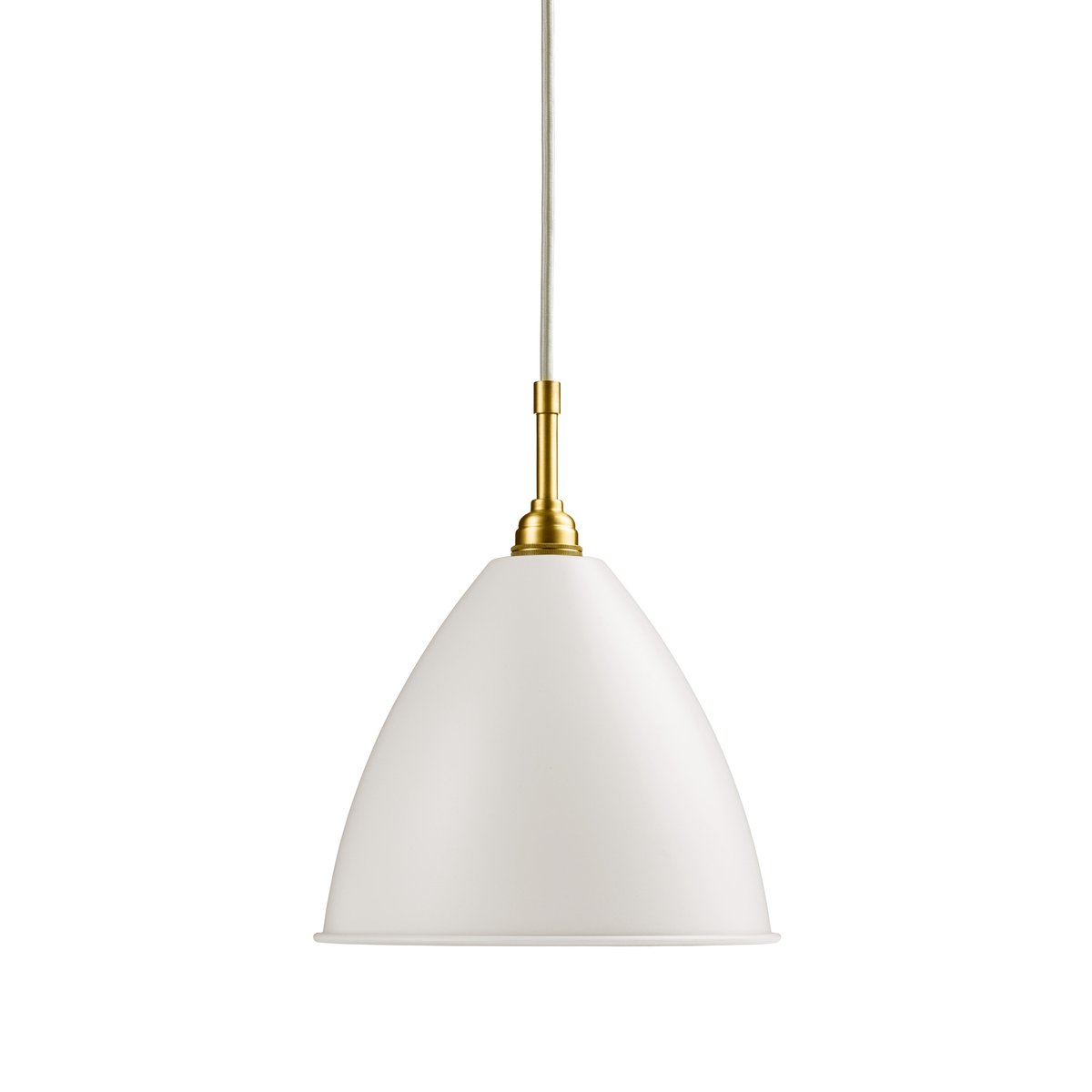 GUBI Bestlite BL9M pendant lamp matte white-brass