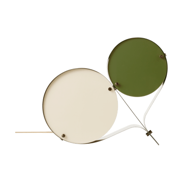 Coppia bordslampa - Ivory & olive - GUBI