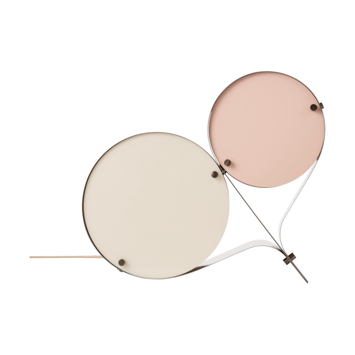 Coppia Tischleuchte, Ivory & blush GUBI