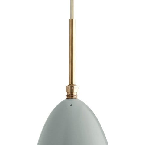 Grasshopper pendant lamp, blue grey GUBI