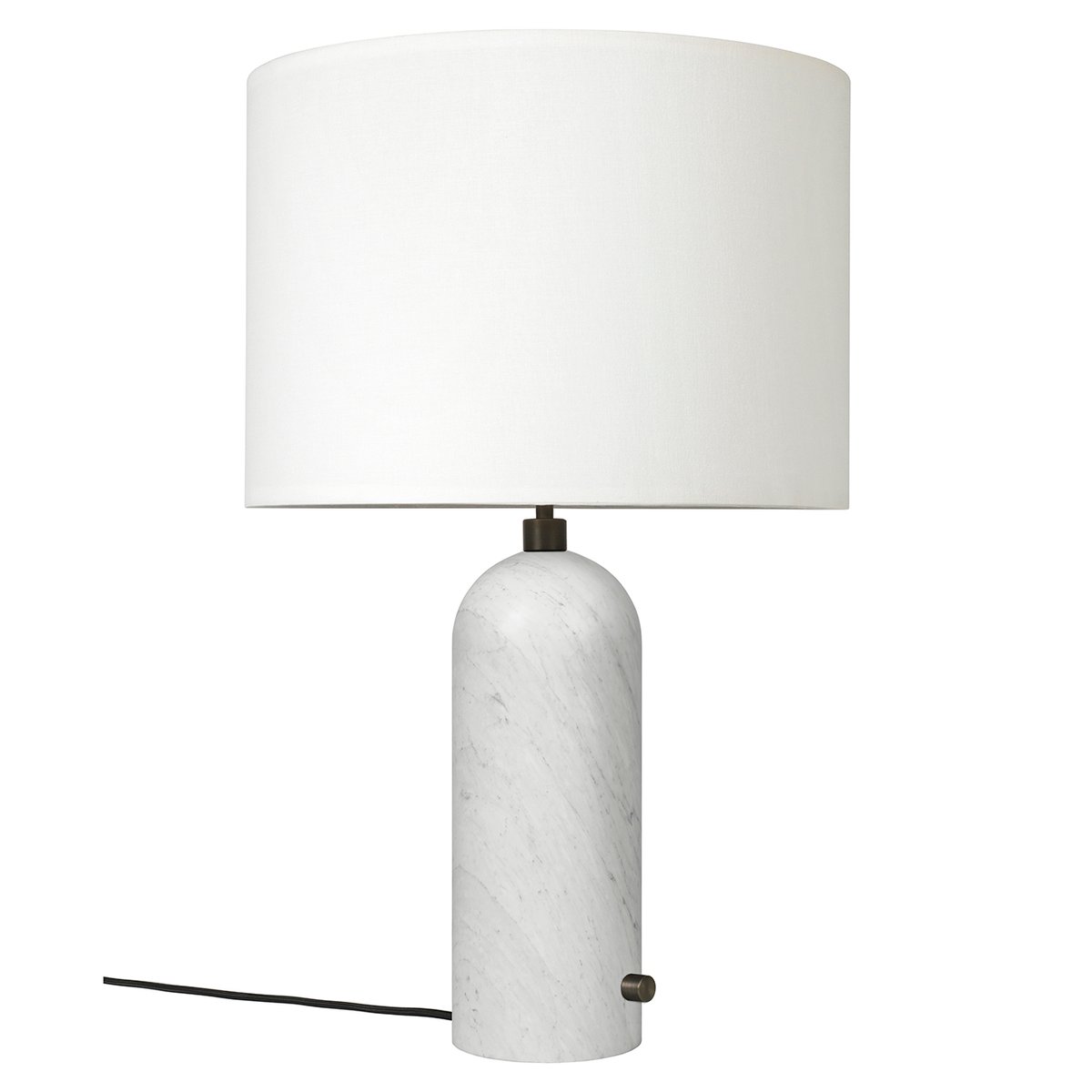 GUBI Gravity L table lamp white marble-white