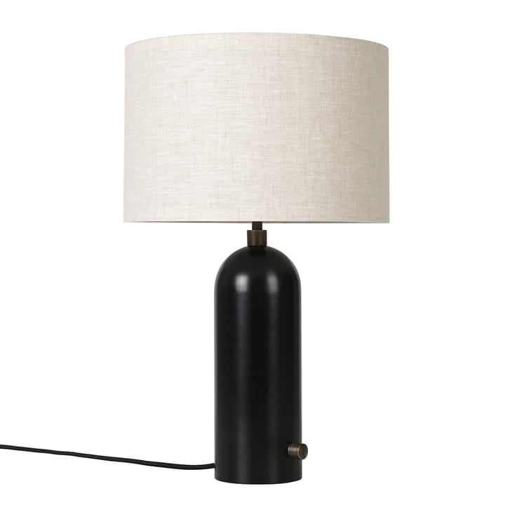 Gravity S bordslampa, Svart-canvas GUBI