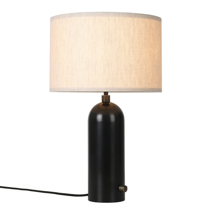 Gravity S bordslampa, Svart-canvas GUBI