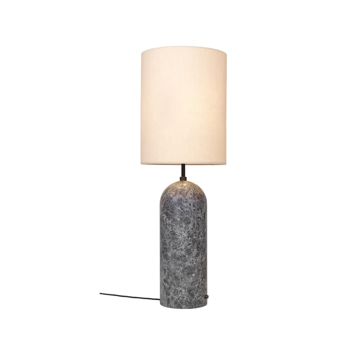 Gravity XL floor lamp, Grey marble/canvas, high GUBI