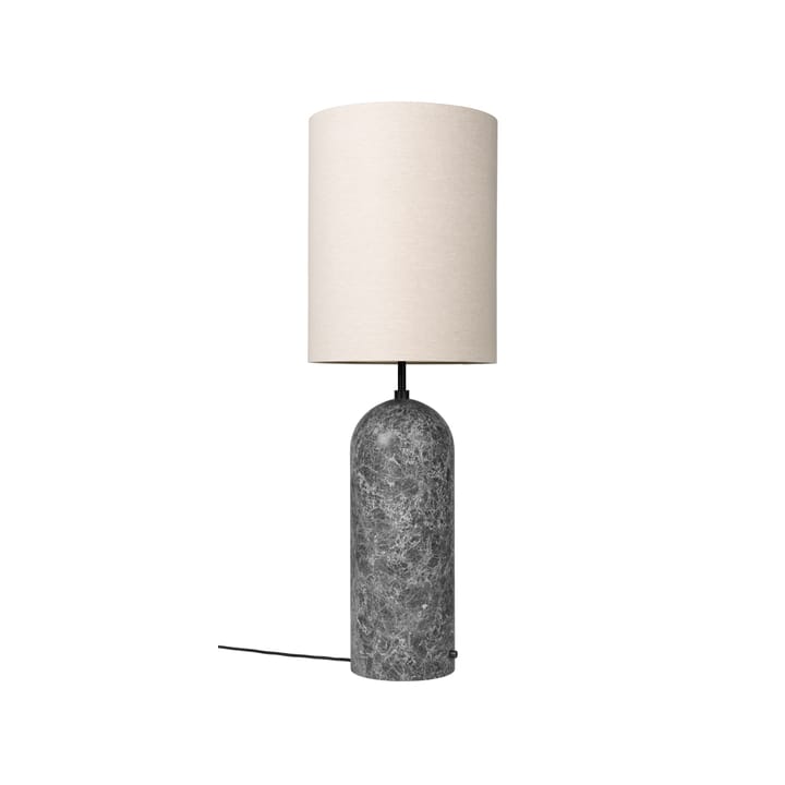 Gravity XL floor lamp, Grey marble/canvas, high GUBI