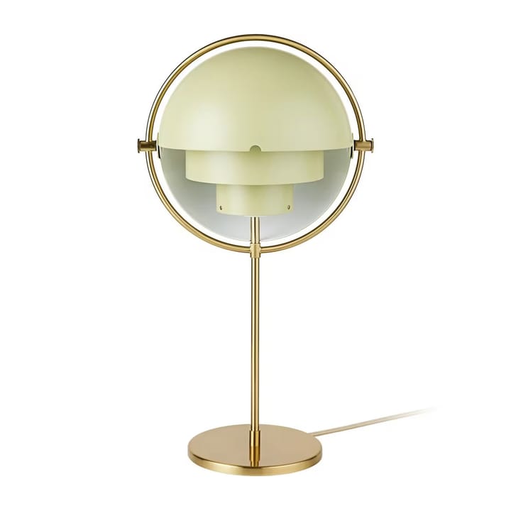 Multi-Lite bordslampa, Brass-desert sage GUBI