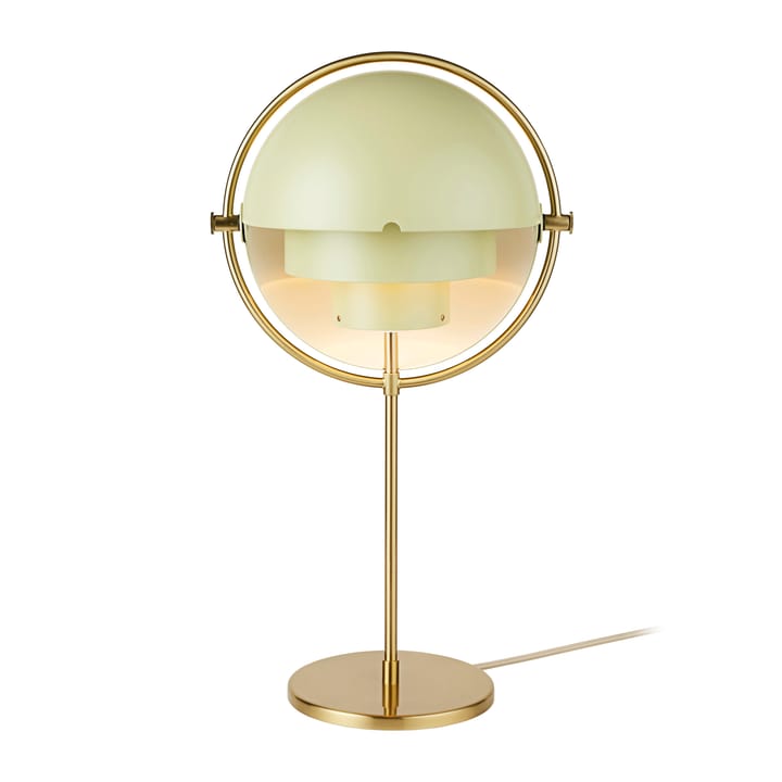 Multi-Lite bordslampa, Brass-desert sage GUBI